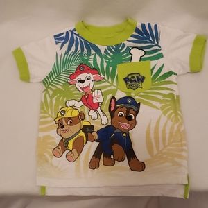 Boys 3T Paw Patrol Short Sleeve Ringer T-shirt